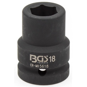 Cheie tubulara de impact, 18mm, 3/4" - Img 1