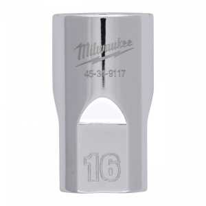 Cheie tubulară Milwaukee 1/2, sistem metric, 16mm, scurtă