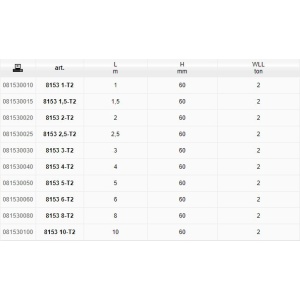 Chinga de ridicare 4 m, 2t - Img 3