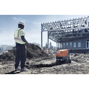 Cilindru compactor articulat cu șenile Husqvarna LP 9505 Kubota 850mm, 72 N, 1680 kg - Img 7