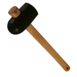 Ciocan cauciuc negru Far Tools 330mm, Ø 50 mm