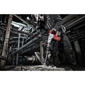 CIOCAN ROTOPERCUTOR SDS-MAX PENTRU GĂURIRE SI DĂLTUIRE, CLASA 5 KG M18 FUEL™ Milwaukee M18 CHM-121C, alimentare cu acumulator - echipat - Img 3