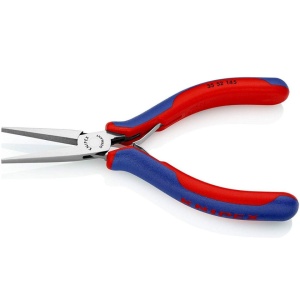 Cleste electronica, cioc lung plat, KNIPEX, 145 mm - Img 2