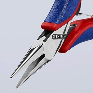 Cleste electronica, cioc plat, manere bicomponent, KNIPEX, 115 mm - Img 2