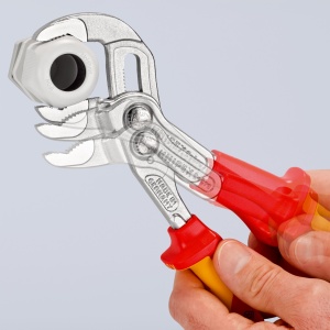 Cleste pentru tevi, izolat la 1000 V, KNIPEX Cobra, 2", 250 mm - Img 4