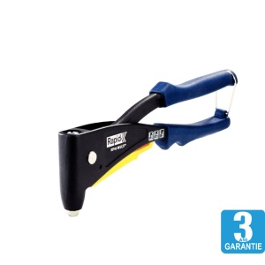 Cleste pop nituri Rapid RP40 Multi kit cu servieta, cap nituire universal cu etrier incorporat, 3.2 4.0 4.8mm, nituri aluminiu sau otel, sistem de verificare dimensiune nituri, grip moale,5001127 - Img 2