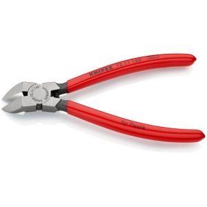 Cleste sfic pentru taiat plastic cu falci inclinate, KNIPEX, 160 mm - Img 2