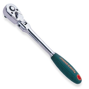 Clichet flexibil Jonnesway 1/4" 72 zimti 180° articulat 156mm