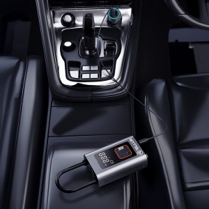 Compresor auto portabil Tellur, 150 PSI, 16L/min, 4000mAh, USB-C, aluminiu - Img 6