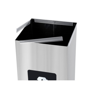Coș inox colectare selectivă Eko Square Prestige 60 L - Img 9