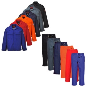 Costum haine de lucru ignifuge 330 gr, jacheta + pantalon talie