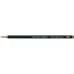 Creion grafit 6B hexagonal Castell 9000 Faber-Castell - Img 2