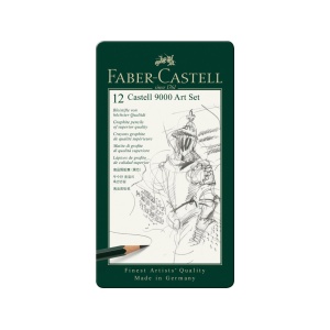 Creion grafit hexagonal Artă Castell 9000 Faber-Castell 12 buc/set