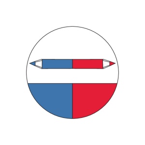 Creion roșu-albastru Sola RBB 17 - Img 2