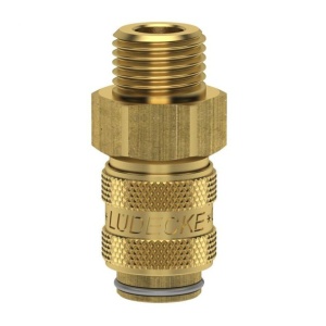 Cupla rapida mini mama Ludecke ESM_38_A, DN 5, filet exterior G 3/8"