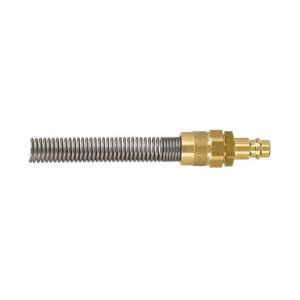Cupla rapida mini tata Ludecke ESM_6_SQFAB, DN 5, piulita + arc, furtun 6x8 mm - Img 2