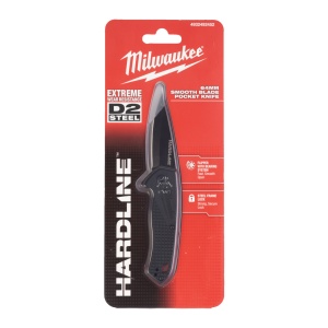 Cuțit pliabil cu lamă netedă 64 mm HARDLINE - Img 5
