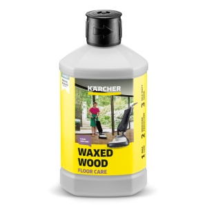 Detergent lichid Karcher pentru pardoseli din lemn ceruit, 1 L, tip RM 530