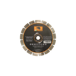 Disc Bisonte diamantat segmentat silentios, pentru caramida, beton, marmura, granit, Ø 250mm - Img 1