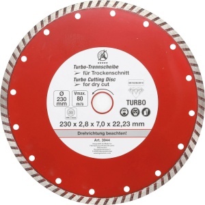 Disc diamantat BGS pentru materiale de santier, 230x22.2 mm