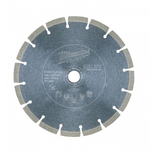 Discuri diamantate DUH Milwaukee, beton armat, pavaj, zidarie (Diametru interior disc (mm): 22.23, Tip: DUH 230, Diametru disc (mm): 230, Înălțime segment (mm): 10) - Img 2