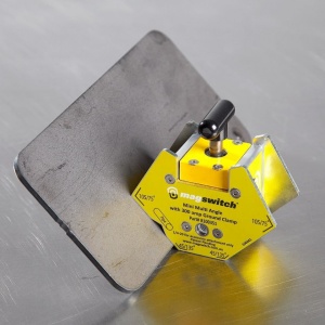 Dispozitiv magnetic sudare si aliniere cu reglarea a unghiului 45/135°, 60/120°, 75/105°, 90°, Mini Multi Angle 300 AMP - Img 2
