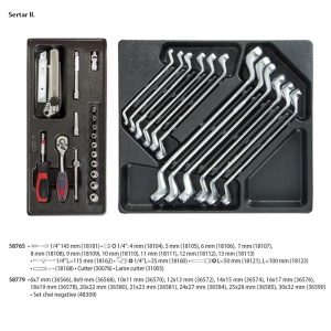 DULAP SCULE ECHIPAT 790X490X1010MM / 7 SERTARE - 206P. - Img 6