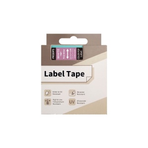 Etichete cu sclipici AIMO color pop 12mm x 3m, alb roz, AIMO D1600, PR3DP5 - Img 2