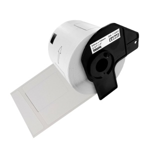Etichete DK-11202 albe 62 x 100mm suport plastic inclus compatibile Brother DK-11202 DK11202 - Img 1