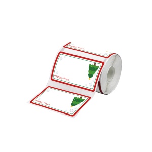 Etichete termice 50 x 30 mm model Brad Craciun pentru imprimanta AIMO Phomemo M110 M200 M220 230 etichete