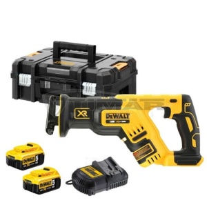 Fierastrau alternativ Dewalt DCS367P2, 18 V XR Brushless, 5.0 Ah, 300 mm, valiza TSTAK II - Img 3
