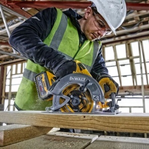 Fierastrau circular Dewalt DCS578NT, compatibil cu acumulator Li-Ion 54 V XR FLEXVOLT, 190 mm, in valiza TSTAK - Img 4