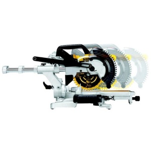 Fierastrau circular pentru taieri inclinate Dewalt DCS365N, compatibil cu acumulator Li-Ion 18 V XR, diametru 184 mm - Img 4