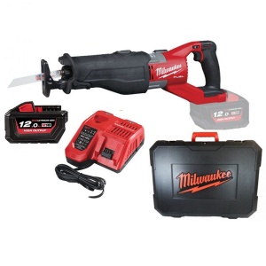 Fierastrau sabie cu acumulator Milwaukee FUEL M18 FSX-121C, livrat cu acumulator, valiza