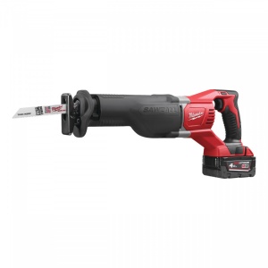 Fierastrau sabie cu acumulator Milwaukee M18 BSX-402X, livrat cu acumulator, valiza