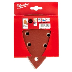 Foi abrazive pentru șlefuitoare delta Milwaukee 100 x 147 H and L GR 180 - 10 bucati - Img 2