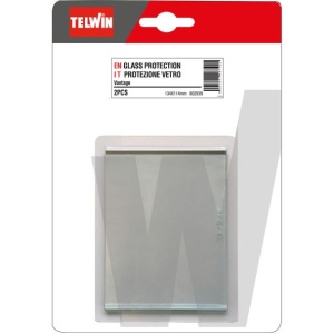 Geam protectie exterior sticla Telwin 804153, 93x112 mm, 2 buc/set