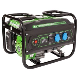 Generator de curent pe benzina Greenfield G-EC3100P, portabil, monofazat, 2.3 kVA, 2.3 kW, bobinaj alternator cupru
