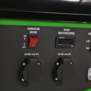Generator de curent pe benzina Greenfield G-EC6100P, portabil, pornire manuala, monofazat, 4.5 kVA, 4.5 kW - Img 8