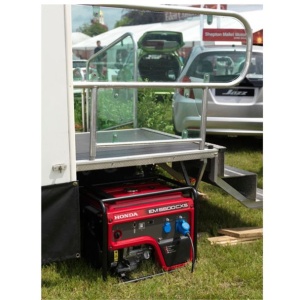 Generator de curent pe benzina Honda EM5500CXS2, portabil, monofazat, 5.5 kW, pornire electrica - Img 5
