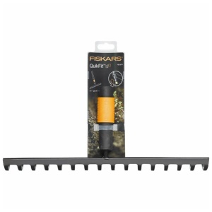 Grebla pentru sol 16 dinti, otel carbon, Fiskars tip QuickFit™ 400 mm - Img 3