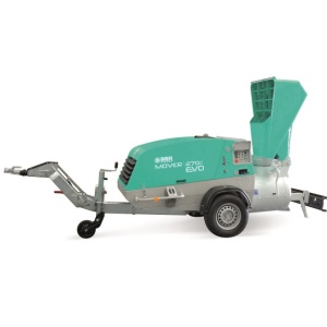 IMER, Pompa de sapa, Mover 270 EVO DBR, debit material 220 l/ciclu, granulometrie max. 12 – 16 mm, motor diesel, 47 cp