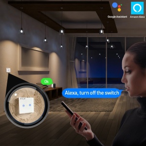 Întrerupător WiFi Tellur Smart, SS2N, 2 porturi, 1800W, 10A - Img 5