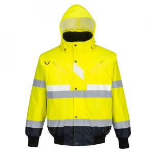 Jachetă Glowtex Hi-Vis 3-in-1 Contrast Bomber G465
