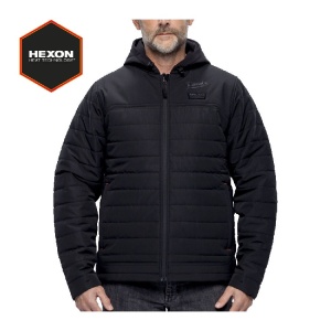 Jacheta puffer încalzita Milwaukee M12 HEXON neagra M