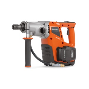 Kit Masina de carotat pentru carotare diamantata in beton Husqvarna DM 540i, DRILL MOTOR DM 540i |KIT| 2 x BLi300 + QC500, diametru carotare 100mm, 4,9kg