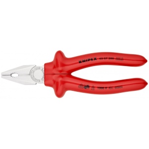 KNIPEX 03 07 200 Patent combinat izolat prin imersie, testat de VDE cromat 200 mm - Img 3
