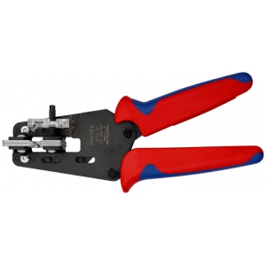 KNIPEX 12 12 10 clește de precizie dezizolator cu cuţite profilate cu manşoane multicomponent brunat 195 mm - Img 3