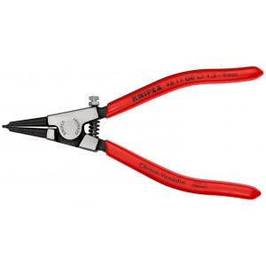 KNIPEX 46 11 G0 clește pentru inele de siguranță pentru inele de prindere pe axuri acoperite cu plastic vopsit negru 140 mm - Img 3