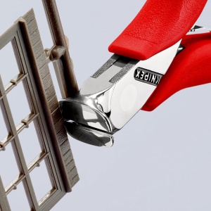 KNIPEX 64 11 115 Tăietor frontal pentru instalații electronice acoperite cu plastic 115 mm - Img 4